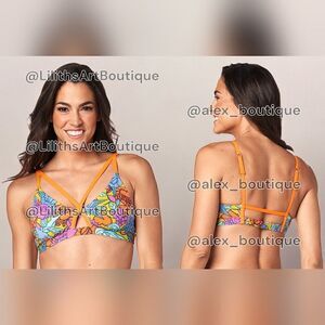 Zumba Love Sport Bra Rain Mist NWOT Size M (G009)